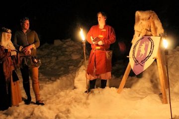 Fursteparet vid Frostheims Norrskensfest AS L